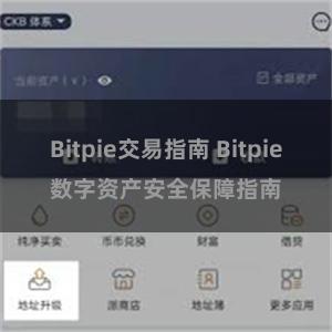 Bitpie交易指南 Bitpie数字资产安全保障指南