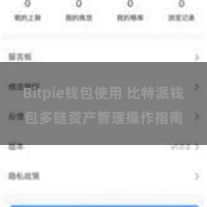 Bitpie钱包使用 比特派钱包多链资产管理操作指南