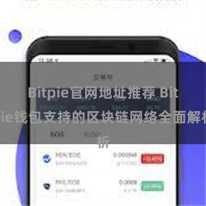 Bitpie官网地址推荐 Bitpie钱包支持的区块链网络全面解析