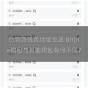 比特派钱包地址生成 Bitpie钱包与其他钱包有何不同？