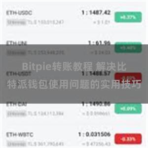 Bitpie转账教程 解决比特派钱包使用问题的实用技巧