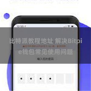 比特派教程地址 解决Bitpie钱包常见使用问题