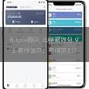 Bitpie隐私 比特派钱包 VS 其他钱包：有何区别？