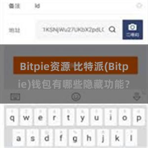 Bitpie资源 比特派(Bitpie)钱包有哪些隐藏功能？