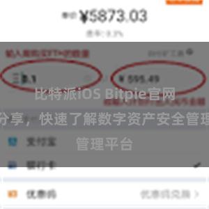 比特派iOS Bitpie官网地址分享，快速了解数字资产安全管理平台