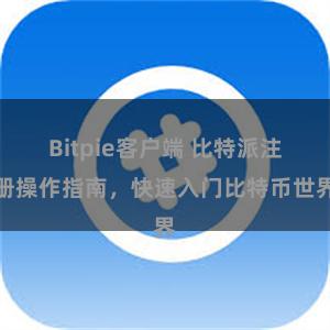 Bitpie客户端 比特派注册操作指南，快速入门比特币世界
