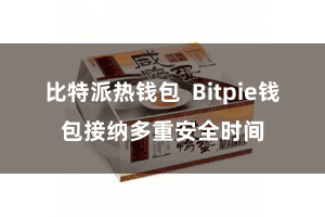 比特派热钱包  Bitpie钱包接纳多重安全时间
